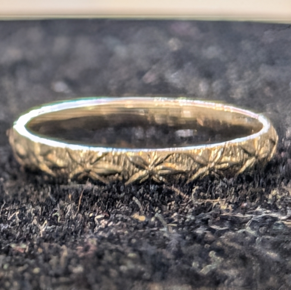10k gold tiny ring